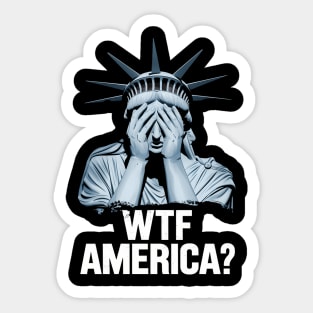 America Protest Political US Sticker